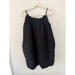 Madewell Xl Black 100% Cotton Romper
